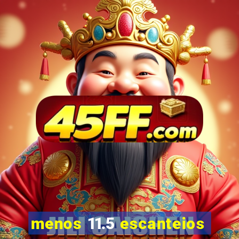 menos 11.5 escanteios